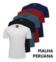 Kit 3 Camisetas Camisa Masculina Básica Lisa Algodão Premium