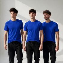 Kit 3 Camisetas Dry Fit Manga Curta Masculina Com Elastano Secagem Rápida Proteção UV Confortável Para Treino Caminhada Corrida e Academia - Uper