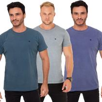 Kit 3 Camisetas Estonada Premium Algodão Masculino Kit 3 Camisetas Estonada Premium Algodão Masculino
