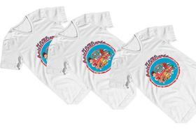 Kit 3 Camisetas Família