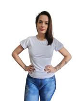 Kit 3 Camisetas Feminina Tshirt Basica Algodao Premium