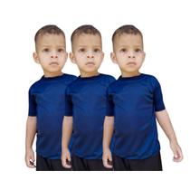 Kit 3 Camisetas Infantil Dry Fit 1 ao 14