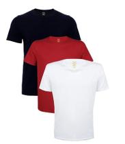 Kit 3 Camisetas Malha Fria Pv Básica Poliéster Com Viscose