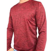 Kit 3 Camisetas MANGA LONGA mescla masculina. Uso casual e esportivo.