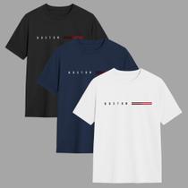 Kit 3 Camisetas Masculina 100% Algodão Gola Redonda Fio 30.1 Envio Imediato Varias Cores Oferta
