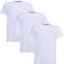 Kit 3 Camisetas Masculina Básicas Casual França Tecido Algodão Premium