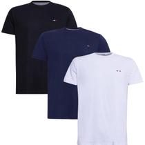 Kit 3 Camisetas Masculina Básicas Casual França Tecido Algodão Premium