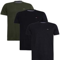 Kit 3 Camisetas Masculina Básicas Casual Itália Tecido Algodão Premium