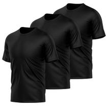 Kit 3 Camisetas Masculina Dry Manga Curta Proteção UV Slim Fit Básica Camisa Blusa Academia Treino Fitness Esporte - ThreadTrove