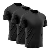 Kit 3 Camisetas Masculina Manga Curta Esporte Fitness Básica Premium Corrida