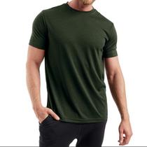 Kit 3 Camisetas Masculina Plus Size Lisa Algodão 30.1 Basica