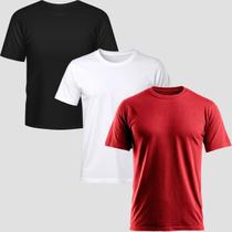 Kit 3 Camisetas Masculina Premium PV -
