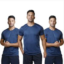 Kit 3 Camisetas Masculina Ultraleve Treino Corrida Academia