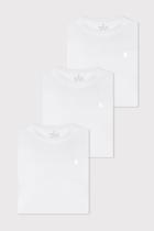 Kit 3 Camisetas Masculinas 100% Algodão Polo Wear Branco