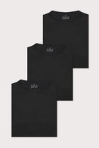 Kit 3 Camisetas Masculinas 100% Algodão Polo Wear Preto