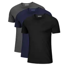 Kit 3 Camisetas Masculinas Dry Fit Academia Anti Suor Basica Lisa Corrida