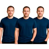 Kit 3 Camisetas Masculinas FMF Básicas Fitness Dry Fit Treino Academia Kit 3 Camisetas Masculinas FMF Básicas Fitness Dry Fit Treino Academia