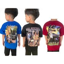 Kit 3 Camisetas Muladeiro Infantil Country