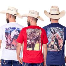 Kit 3 Camisetas Muladeiros Masculinas Country Jopper Bulls