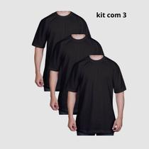 Kit 3 Camisetas Oversized 100% Algodão Unisex Confortável