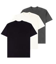 Kit 3 camisetas oversized unissex Kit 3 camisetas oversized unissex