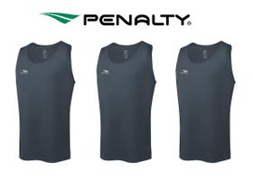 Kit 3 Camisetas Regatas Academia Futebol Corrida Penalty Original