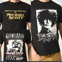 KIT 3 CAMISETAS SERIES ALGODÃO BRANCA RETRO PREMIUM NerdCo.