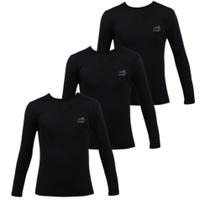 Kit 3 Camisetas Térmicas Masculina Uv Segunda Pele Proteção - Veste Mais