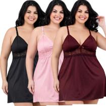 Kit 3 Camisolas Feminina Amamentação Plus Size Gestante Pós Parto Maternidade Confortável Com Click Kit 3 Camisolas Feminina Amamentação Plus Size Gestante Pós Parto Maternidade Confortável Com Click