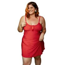 Kit 3 Camisolas Plus Size Bella Fiore Liganete Estampada Poá Roupa de Dormir