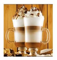 KIT 3 Caneca Cappuccino Taça de Vidro Xícara Dolce Gusto para Café 230ML