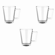 Kit 3 Caneca de Chá Martin 270 ml Cada Vidro Em Casa Tem