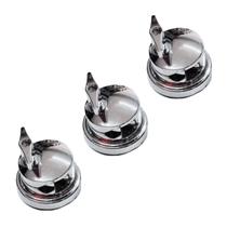 Kit 3 Caneca Pé De Surdo Tom Com Haste Cromada 8.3 Robusta