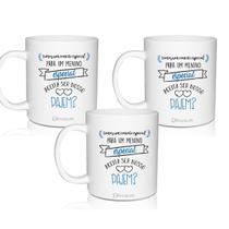 Kit 3 Canecas Convite Personalizadas Pajem Convite Especial