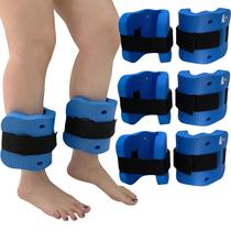 Kit 3 Caneleiras Para Hidroginástica em EVA DF4032-AZ 3 a 4kg Azul Dafoca Sports