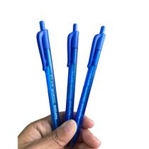 Kit 3 Caneta Esferográfica 1.0 mm Kilometrica Km100 Paper Mate Colors Azul Escuro Kit 3 Caneta Esferográfica 1.0 mm Kilometrica Km100 Paper Mate Colors Azul Escuro