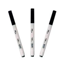Kit 3 Canetas Branco Marcadores Acrílico Multiuso - Jocar Office Kit 3 Canetas Branco Marcadores Acrílico Multiuso - Jocar Office