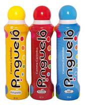 Kit 3 Canetas Carimbo Pinguelo 80ml - Cores Primárias
