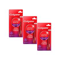 Kit 3 Canetas Clareadoras Dental Colgate Luminous White Gloss 2.5ml