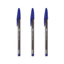 Kit 3 Canetas Esferográfica Cristal Bic Bold 1.6mm Azul Kit 3 Canetas Esferográfica Cristal Bic Bold 1.6mm Azul