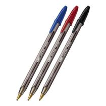 Kit 3 Canetas Esferográfica Cristal Bic Bold 1.6mm Kit 3 Canetas Esferográfica Cristal Bic Bold 1.6mm