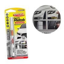 Kit 3 Canetas Reparo Pintura Carro Moto Tira Riscos Retoque