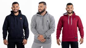 kit 3 Cangurus Blusas Casacos Masculinos Peluciado