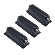 Kit 3 Canoas Caixa Bateria Preta 2 Afinações Metal 18.3