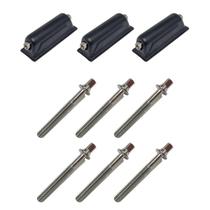 Kit 3 Canoas Caixa preta 18.3 + 6 Parafusos 45mm x 6mm