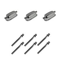 Kit 3 Canoas Tom Caixa Cromo 18.4 + 6 Parafusos 51 x 6mm M6 - Spanking Kit 3 Canoas Tom Caixa Cromo 18.4 + 6 Parafusos 51 x 6mm M6 - Spanking