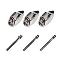 Kit 3 Canoas Tom Caixa Cromo 19.09 + 3 Parafusos 51 X 6Mm M6 Kit 3 Canoas Tom Caixa Cromo 19.09 + 3 Parafusos 51 X 6Mm M6