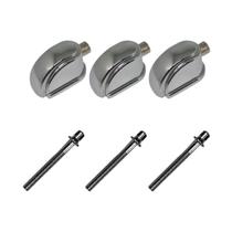 Kit 3 Canoas Tom Caixa Cromo 19.10 + 3 Parafusos 51X 6Mm M6 Kit 3 Canoas Tom Caixa Cromo 19.10 + 3 Parafusos 51X 6Mm M6