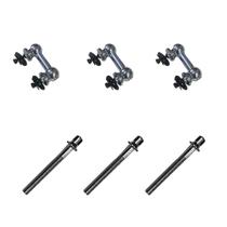 Kit 3 Canoas Tom Caixa Cromo 19.12 + 3 Parafusos 51 x 6mm M6 Kit 3 Canoas Tom Caixa Cromo 19.12 + 3 Parafusos 51 x 6mm M6