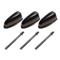 Kit 3 Canoas Tom Caixa Preta 19.6 + 3 Parafusos 55mm x 6mm